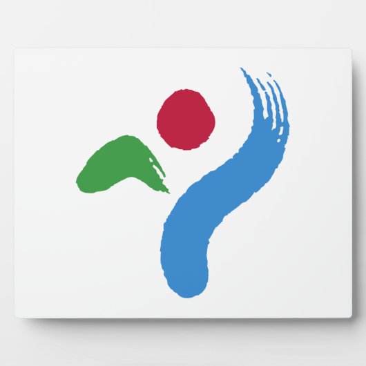 Seoul Flag Plaque Fotoplatte (Vorderseite)