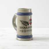 Seoul-Flyer-Tasse Bierglas (Vorderseite Links)