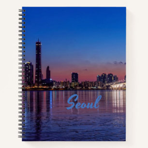 Seoul Hauptstadt South Korea City Skyline Notizblock