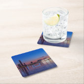 Seoul Hauptstadt South Korea City Skyline Rechteckiger Pappuntersetzer (Vor Ort)