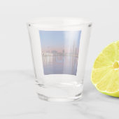 Seoul Hauptstadt Südkoreas City Skyline Schnapsglas (Rückseite)