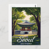 Seoul Hyangwonjeong Postkarte (Vorne/Hinten)