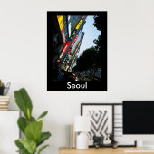 Seoul in Dusk Poster (Heimbüro)