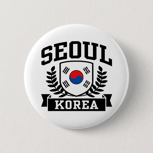 Seoul Korea Button (Vorderseite)