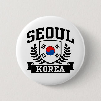 Seoul Korea Button