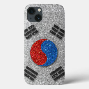 Seoul Korea Flag Korea Glitzer Trendy Stylish Case-Mate iPhone Hülle
