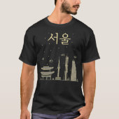 Seoul Korea in Hangul  T-Shirt (Vorderseite)