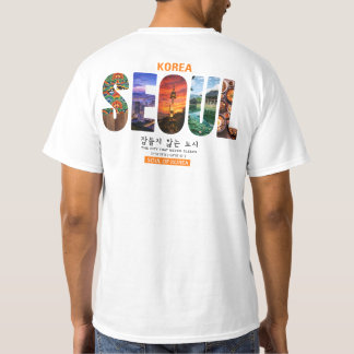 Seoul Korea Vintage Reise Grafik T-Shirt