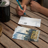 Seoul Korea Watercolor Postcard Einladung