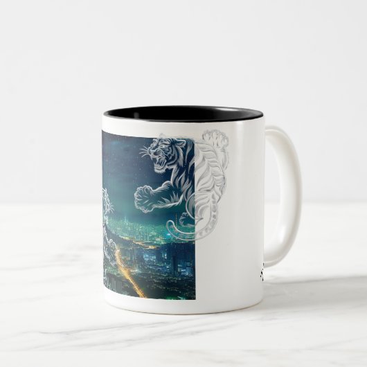 SEOUL Landschaftstiger Zweifarbige Tasse (VorderseiteRechts)