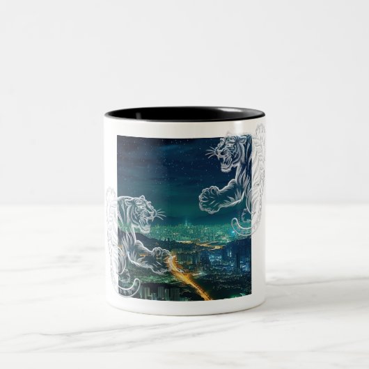 SEOUL Landschaftstiger Zweifarbige Tasse (Mittel)