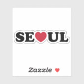 Seoul Liebe Heart Aufkleber (Blatt)
