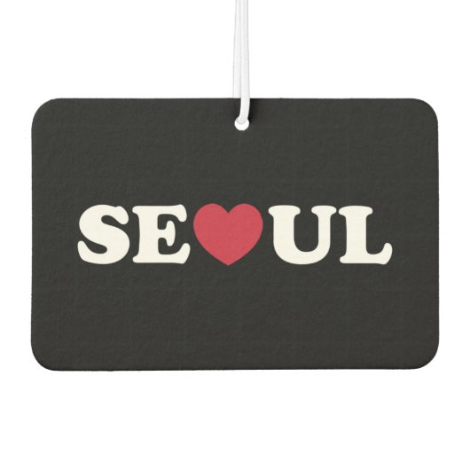Seoul Liebe Heart Autolufterfrischer (Vorderseite)