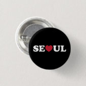 Seoul Liebe Heart Button (Vorne & Hinten)