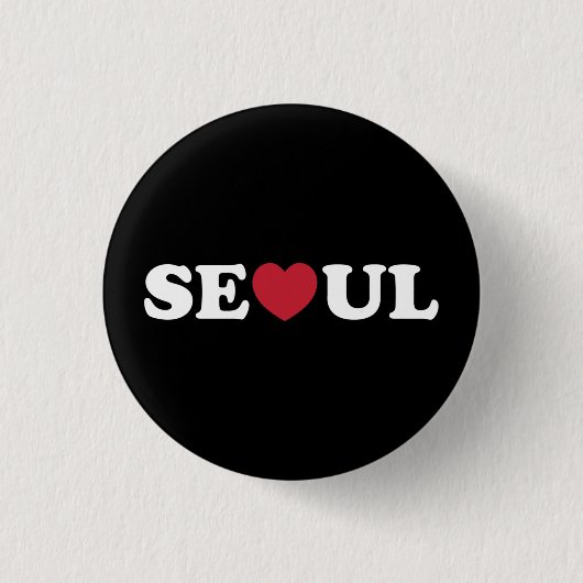 Seoul Liebe Heart Button (Vorderseite)