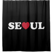 Seoul Liebe Heart Duschvorhang (Vorderseite)