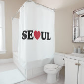Seoul Liebe Heart Duschvorhang (Beispiel)