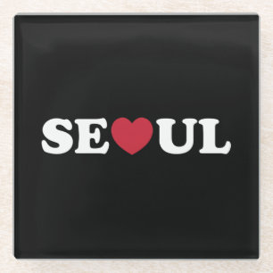 Seoul Liebe Heart Glasuntersetzer