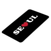 Seoul Liebe Heart Magnet (Linke Seite)