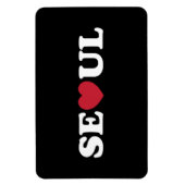 Seoul Liebe Heart Magnet (Vertikal)