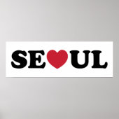Seoul Liebe Heart Poster (Vorne)