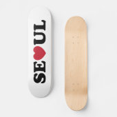 Seoul Liebe Heart Skateboard (Vorderseite)