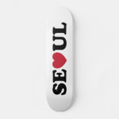 Seoul Liebe Heart Skateboard (Vorderseite)