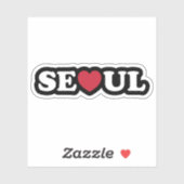 Seoul Liebe Heart Sticker (Blatt)