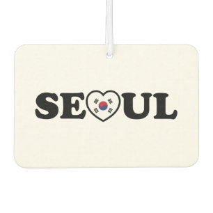 Seoul Liebe Herz Taegeukgi Flag Autolufterfrischer