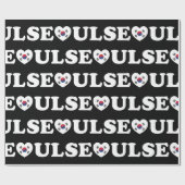 Seoul Liebe Herz Taegeukgi Flag Geschenkpapier (Flach)