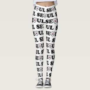 Seoul Liebe Herz Taegeukgi Flag Leggings