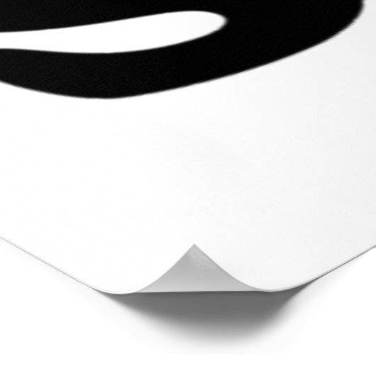 Seoul Liebe Herz Taegeukgi Flag Poster (Ecke)