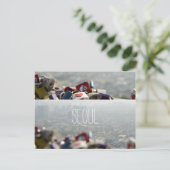 Seoul Liebe Locks Postkarte (Stehend Vorderseite)