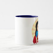 Seoul-Nahrung Zweifarbige Tasse (Mittel)