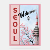 Seoul Namsan Tower Acrylschild (Vorderseite)