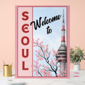 Seoul Namsan Tower Acrylschild (Hochzeit)