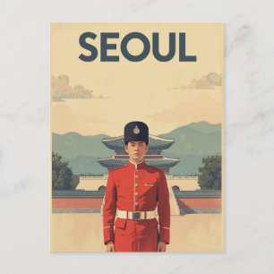 Seoul Palastwache Postkarte