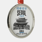 Seoul Silbernes Ornament (Rechts)