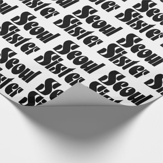 Seoul Sister Geschenkpapier (Ecke)