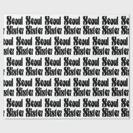 Seoul Sister Geschenkpapier (Flach)