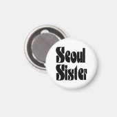 Seoul Sister Magnet (Vorderseite/Rückseite)