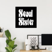Seoul Sister Poster (Heimbüro)