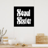 Seoul Sister Poster (Küche)