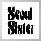 Seoul Sister Poster (Vorne)