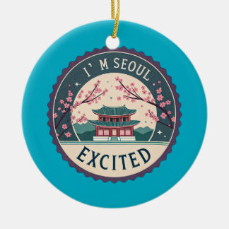 Seoul Sisters Korea Reise Erinnerungs Keramik Orna Ornament