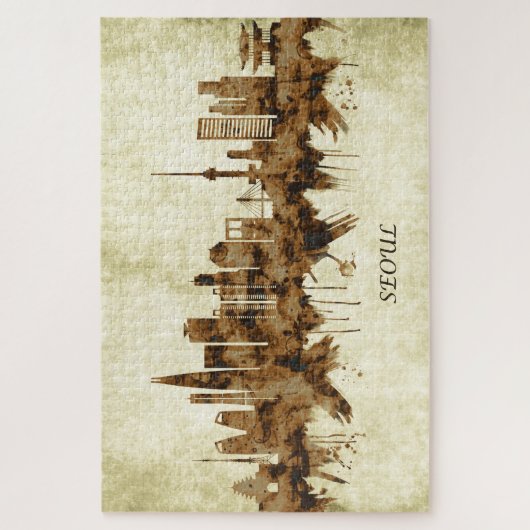 Seoul South Korea City City Puzzle (Vertikal)