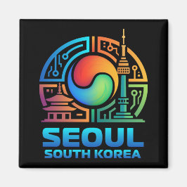 Seoul South Korea Magnet