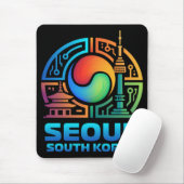 Seoul South Korea Mousepad (Mit Mouse)