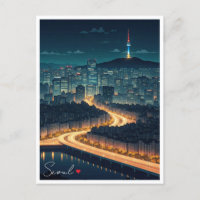 Seoul South Korea Night View