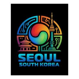 Seoul South Korea Poster
